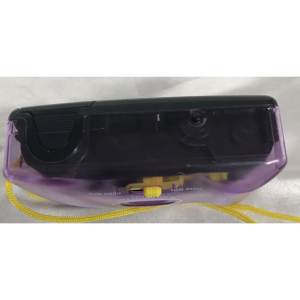 Klutz 35mm Focus Free Camera Clear Purple